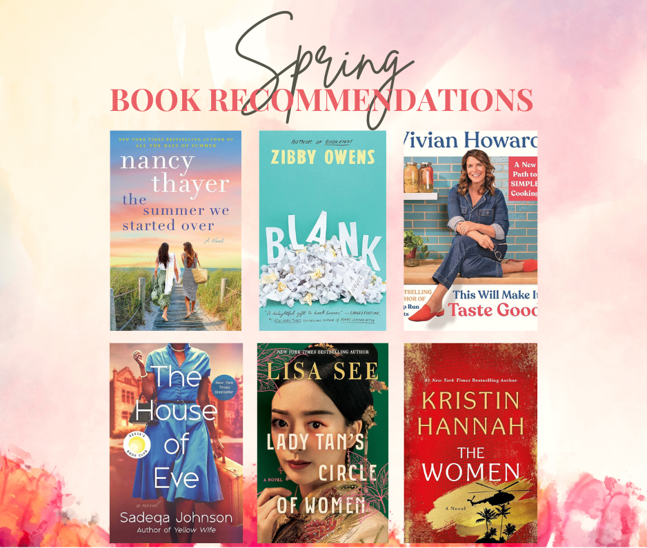 MY SPRING 2024 BOOK RECOMMENDATIONS