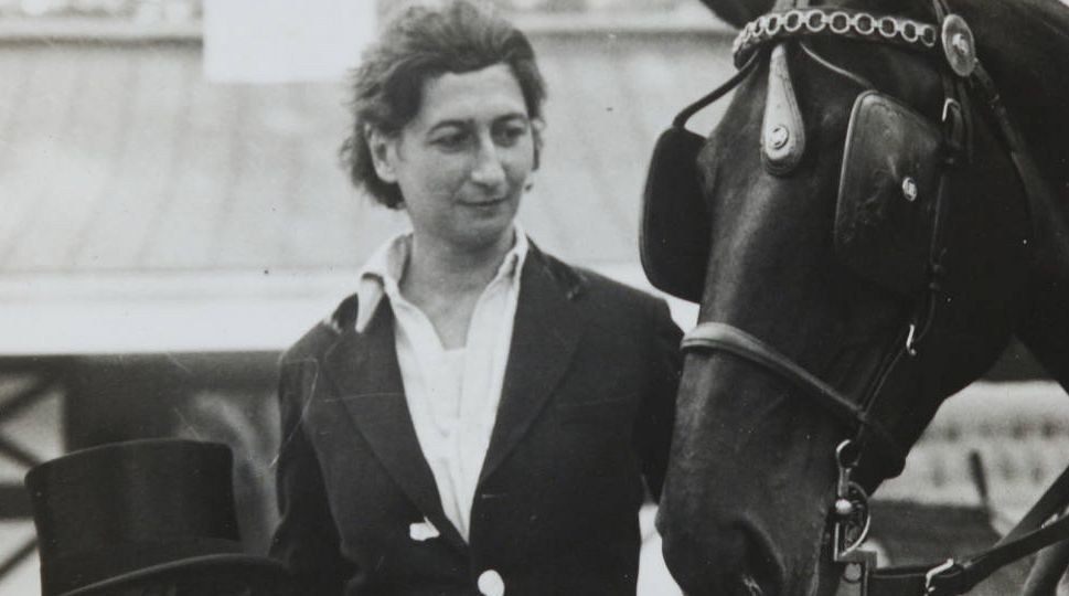 belle with her horse