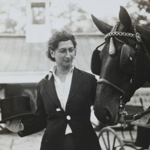 belle with her horse